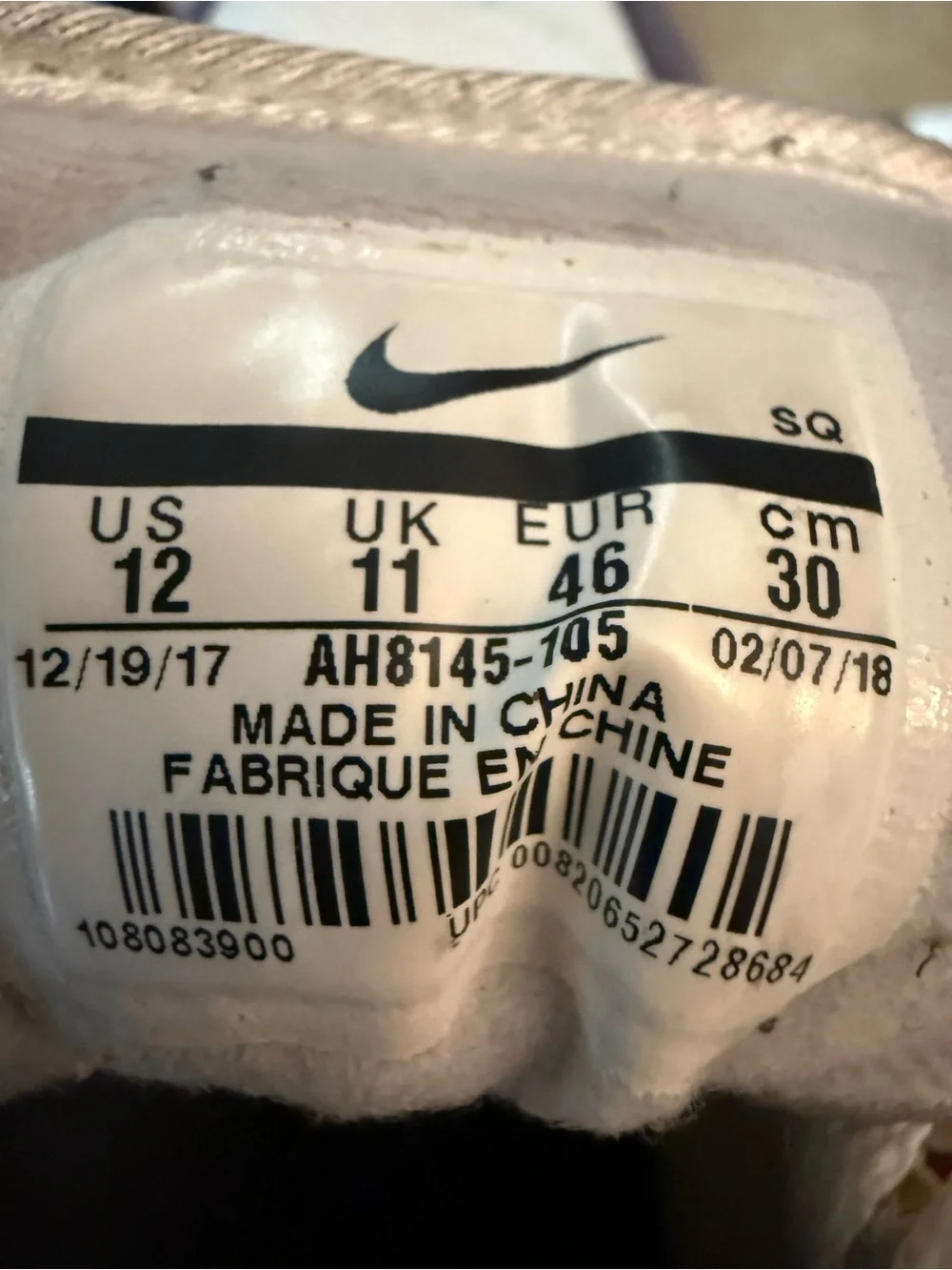 Nike Air Max 1 Blue Recall - White, Navy & Yellow Low-Top Sneakers